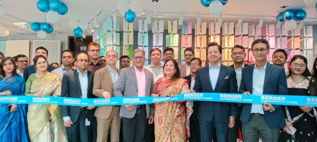 The inaugural moment of Berger Experience Zone at Bashundhara in the Capital city